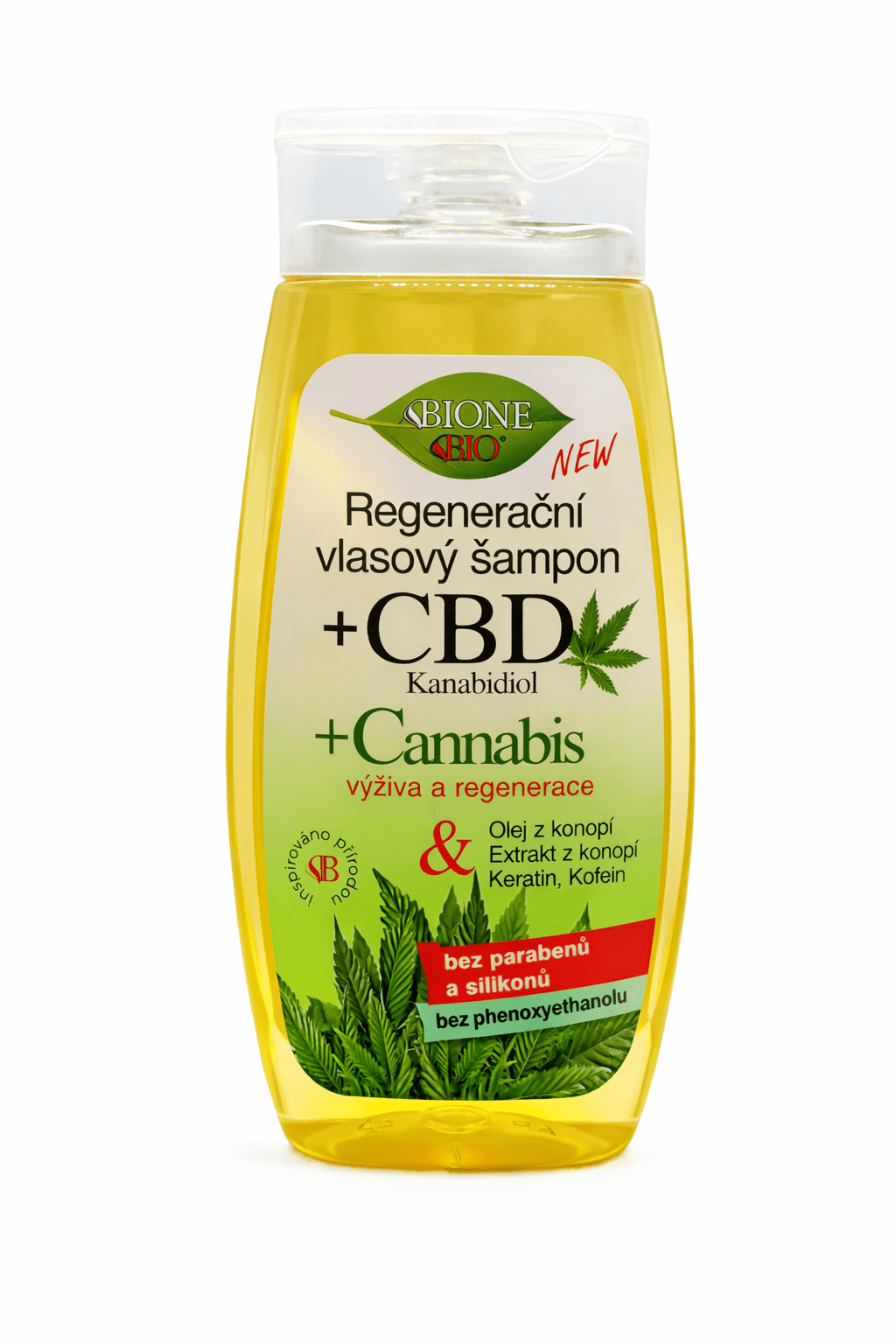 Regeneračný vlasový šampón CBD Bione 260ml