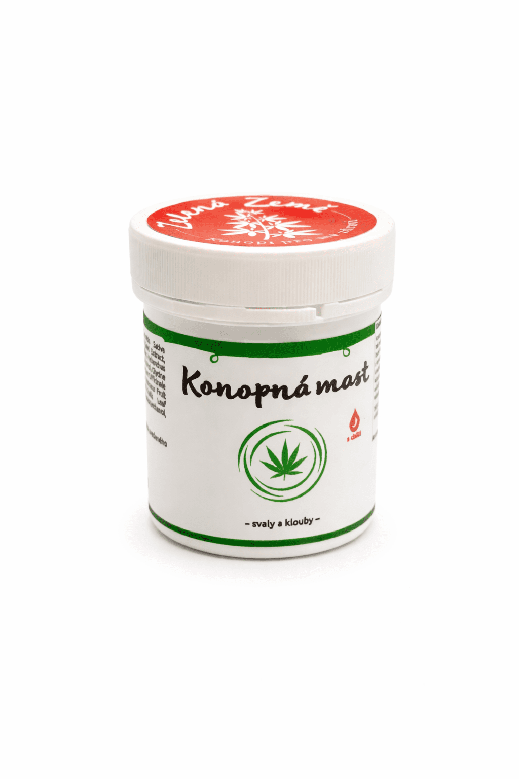 Zelená Země konopná masť na svaly a kĺby 100ml