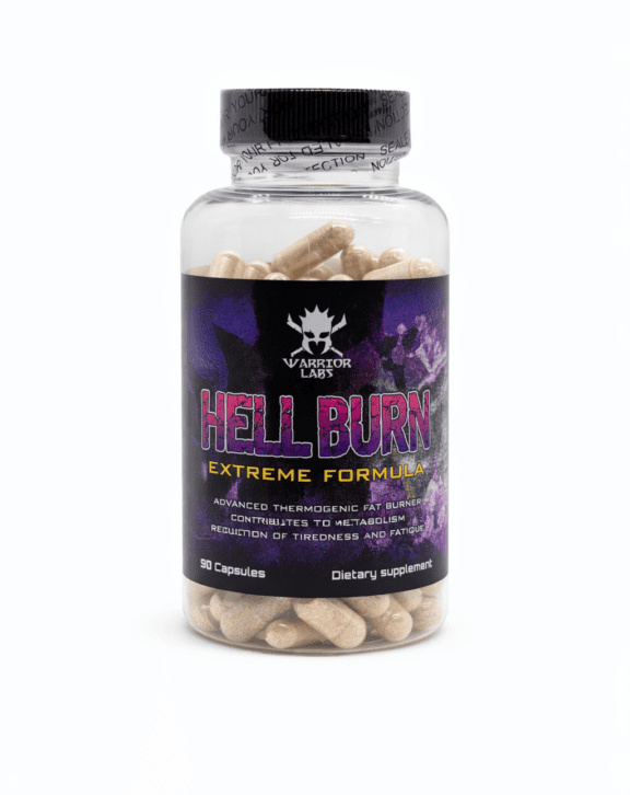 Warrior Labs Hell Burn Extreme Formula je vysoko účinný spaľovač tukov navrhnutý pre maximálnu podporu metabolizmu a efektívnu redukciu hmotnosti. Vďaka pokročilému zloženiu pôsobí silne termogénne, čím pomáha telu spaľovať tuky rýchlejšie, zatiaľ čo aktívne bojuje proti únave a vyčerpaniu. Ideálny spoločník pre každého, kto hľadá extra impulz v období rysovania a prísnej diéty.