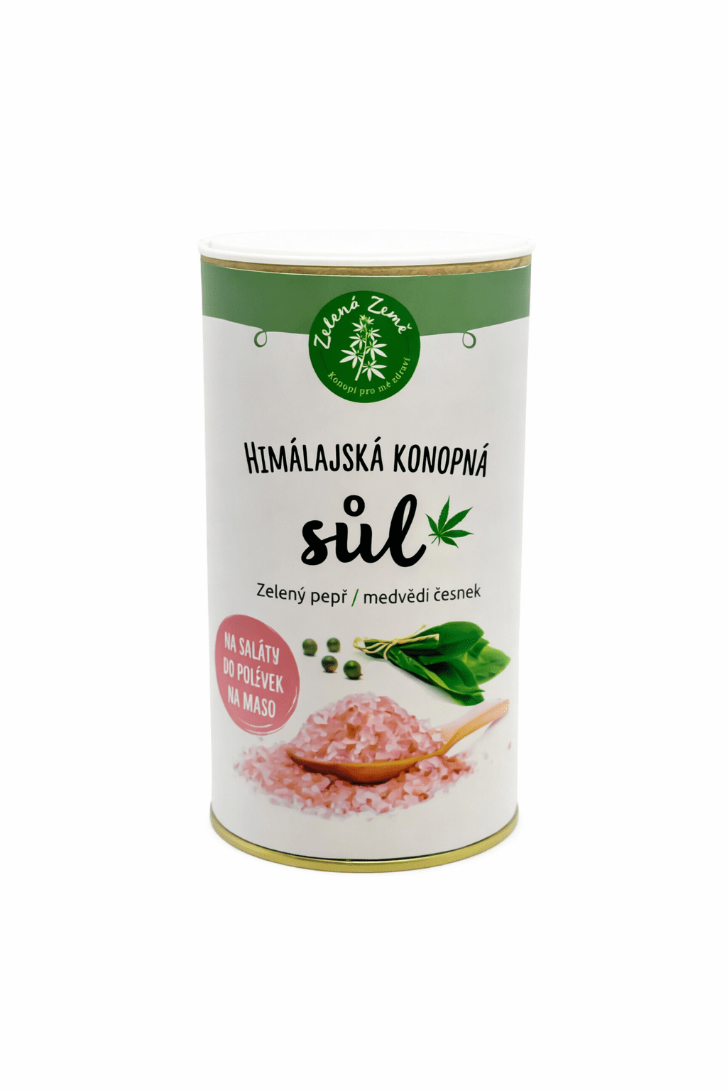 Zelená Země konopná soľ + korenie a medvedí cesnak