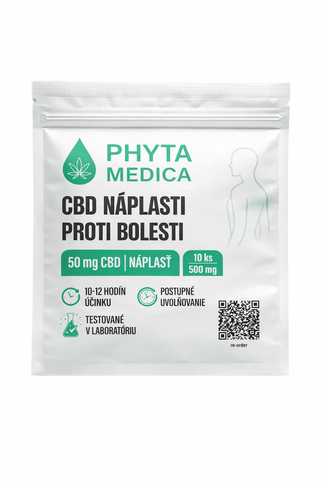 CBD náplasti proti bolesti PHYTA MEDICA 10ks