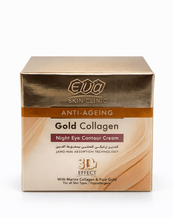Očný krém proti vráskam Gold collagen nočný