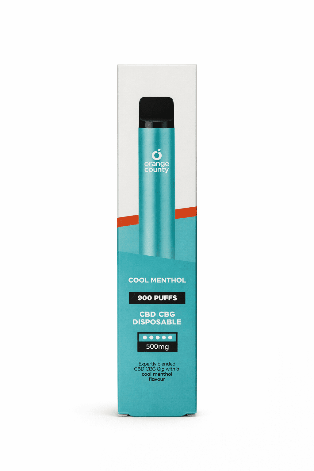 Orange County CBD CBG vape COOL MENTHOL Široké Spektrum 3ml