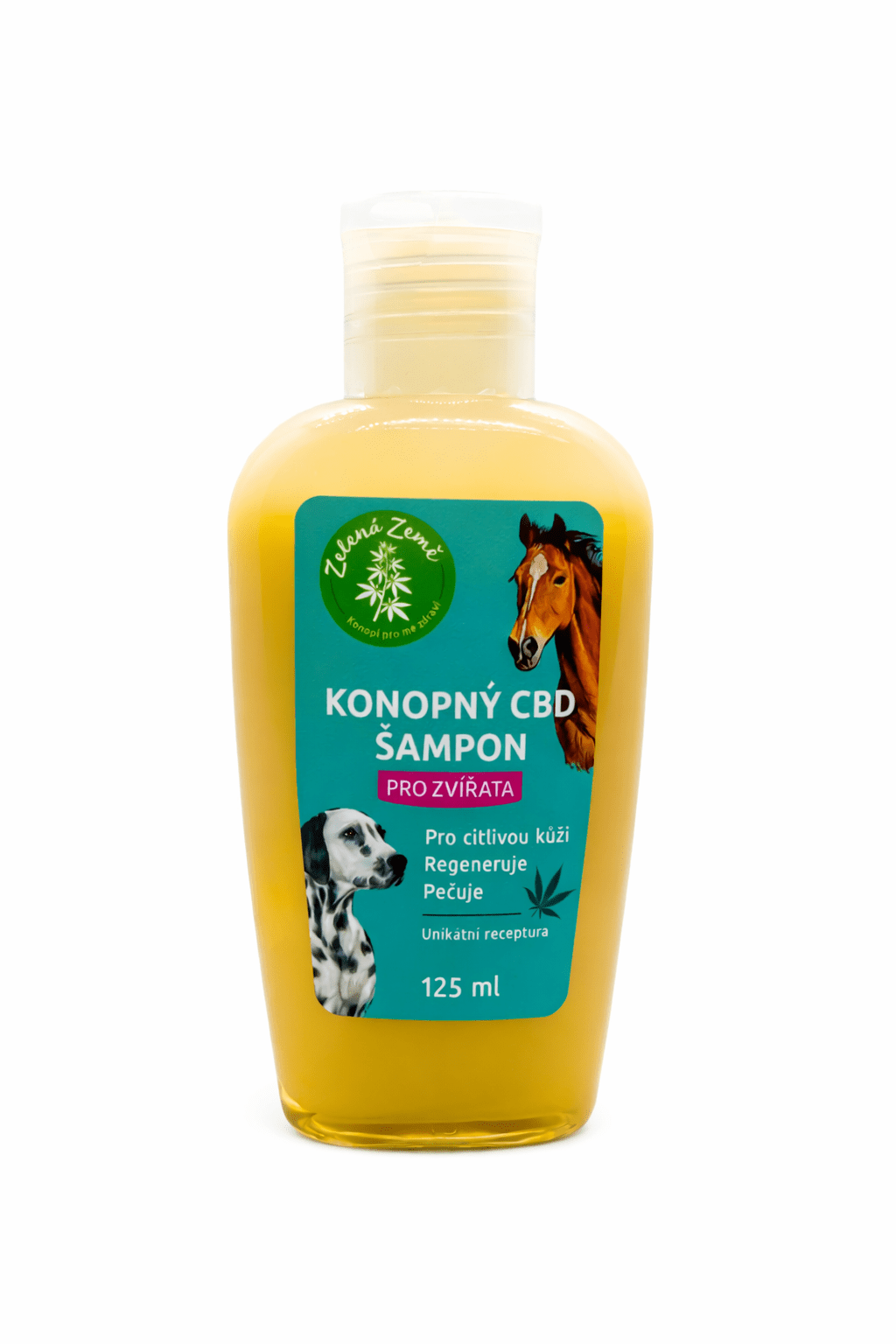 CBD šampón pre zvieratá Zelená Země 125ml