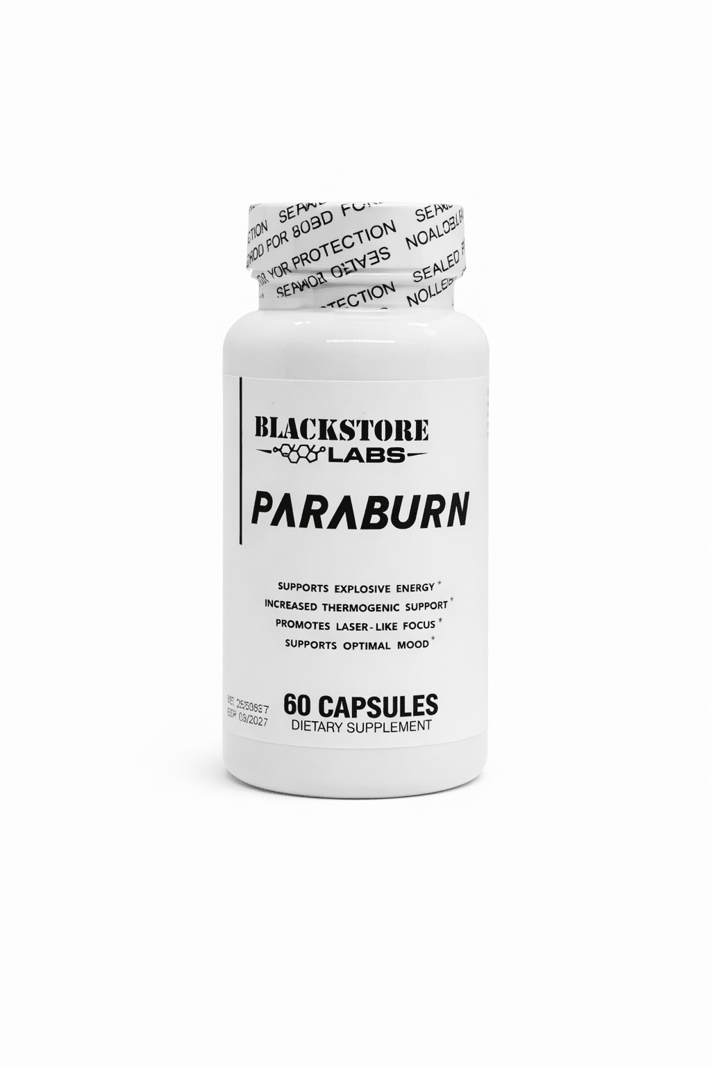 Blackstore Labs Paraburn (60 kapsúl) – Výkonný termogénny stimulant pre explozívnu energiu a laserové sústredenie
