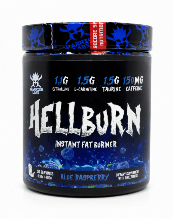 Warrior Labs Hellburn je vysoko efektívny instantný spaľovač tukov navrhnutý pre nekompromisnú redukciu podkožného tuku a extrémne nabudenie pred výkonom. Vďaka synergickej kombinácii L-karnitínu, citrulínu, taurínu a kofeínu zrýchľuje metabolizmus, potláča chuť do jedla a premieňa tukové zásoby na čistú energiu. Ideálny nástroj pre každého, kto usiluje o maximálnu definíciu svalstva a zvýšenie intenzity tréningu v období rysovania.