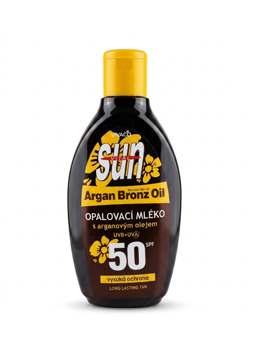 SUN Argan oil opaľovacie MLIEKO SPF 50 s arganovým olejom