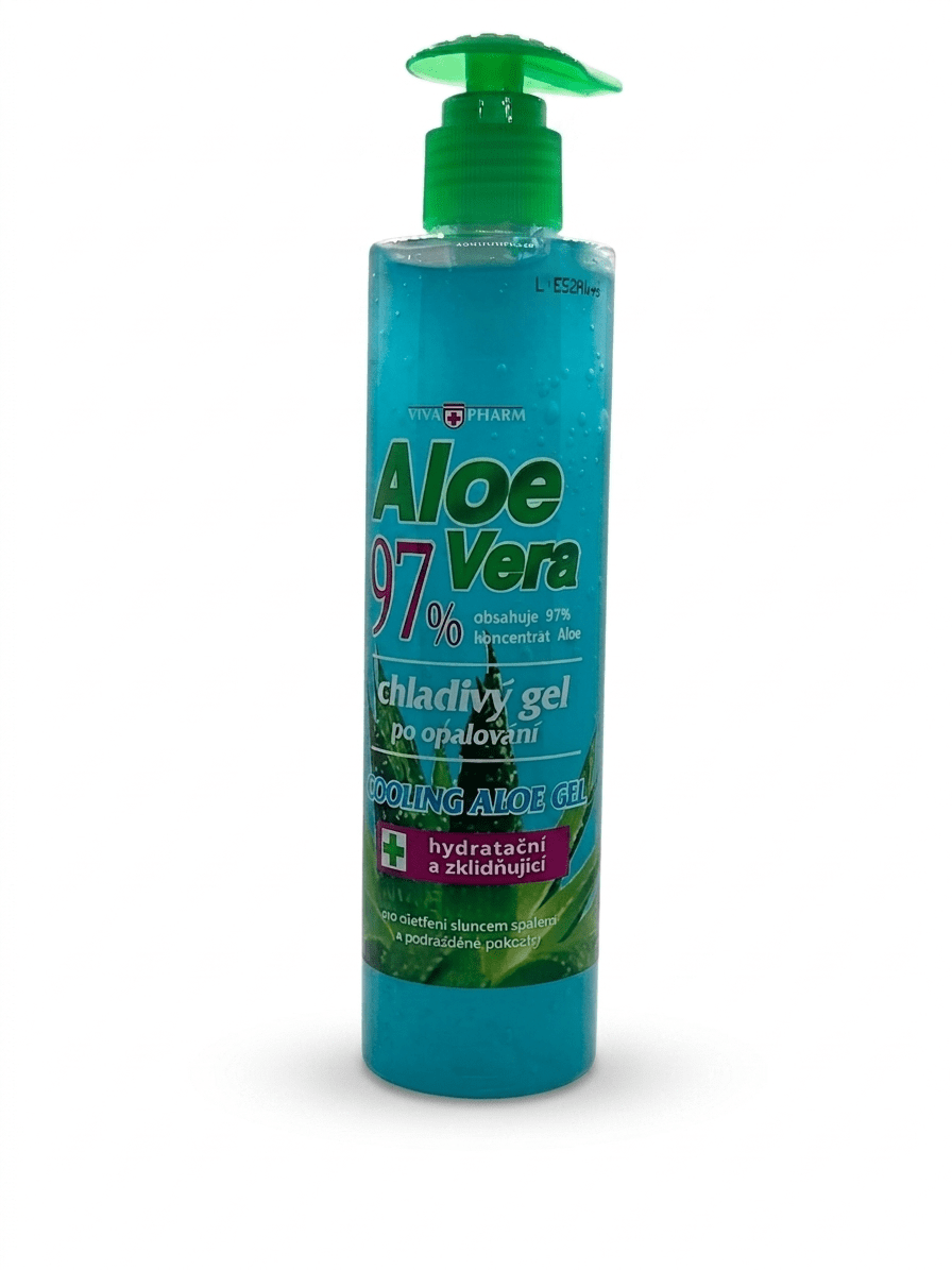 VIVAPHARM Aloe vera 97% chladivý gél - 250ml po opaľovaní
